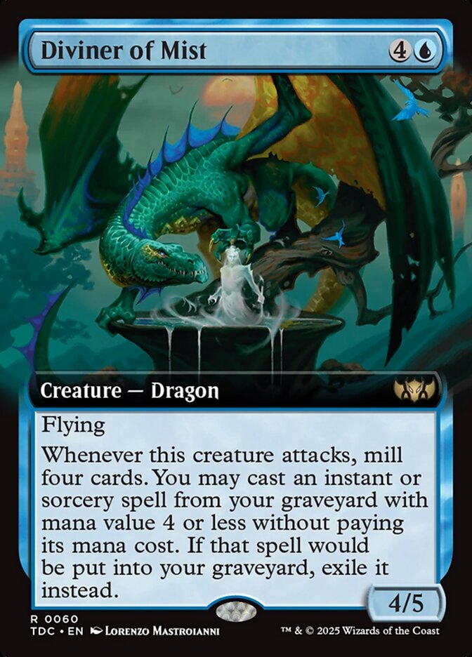 Diviner of Mist 60 (Commander: Tarkir: Dragonstorm)  | Good Games Adelaide SA