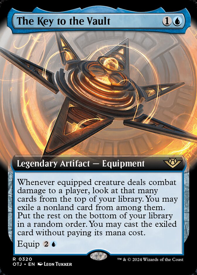 The Key to the Vault 320/286 (Outlaws of Thunder Junction)  - Extended Art Foil | Good Games Adelaide SA