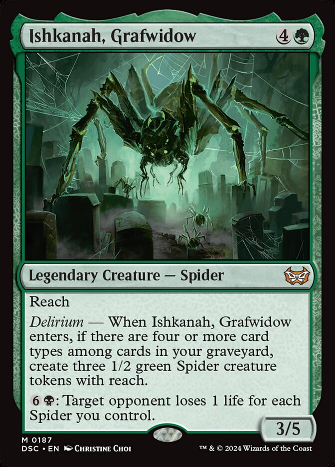 Ishkanah, Grafwidow 187 (Commander: Duskmourn: House of Horror)  | Good Games Adelaide SA