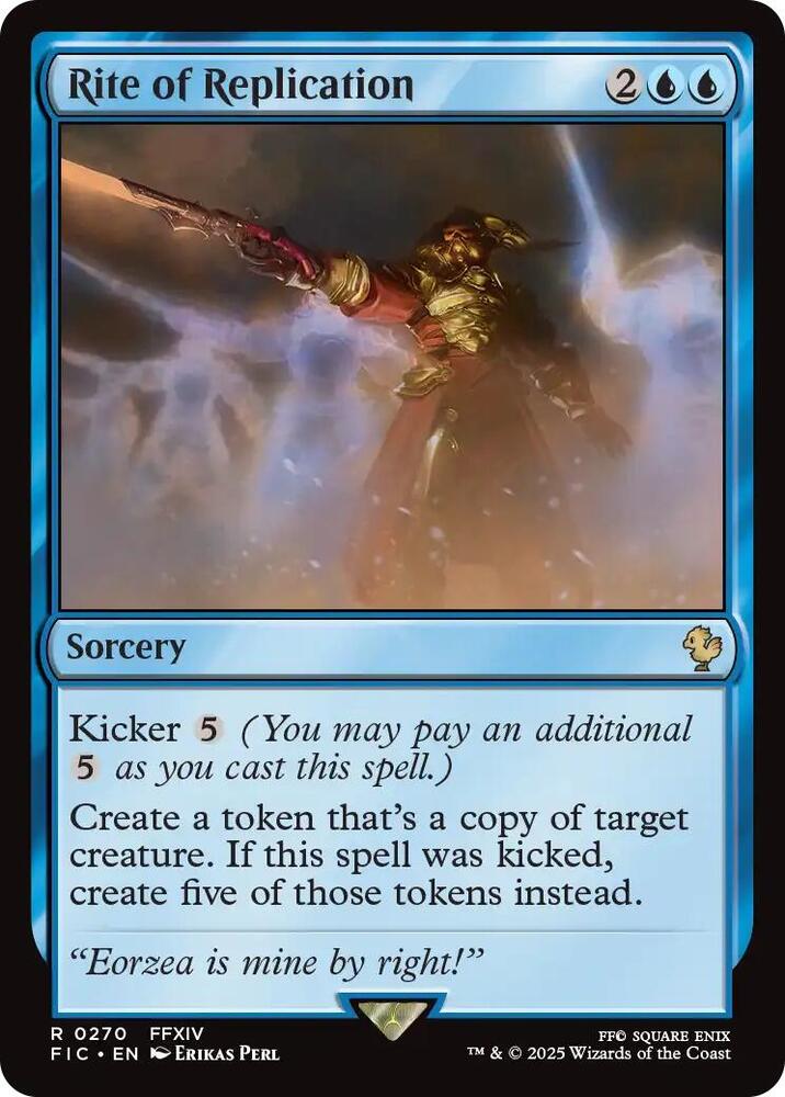 Rite of Replication  270 (Commander: FINAL FANTASY)  - Foil | Good Games Adelaide SA