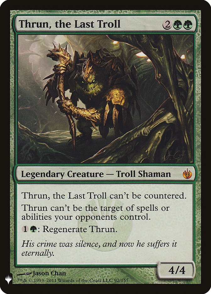 Thrun, the Last Troll 92 (The List Reprints)  | Good Games Adelaide SA