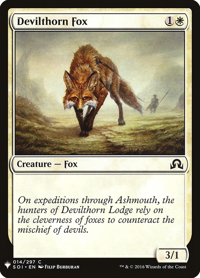 Devilthorn Fox 14 (The List Reprints)  | Good Games Adelaide SA