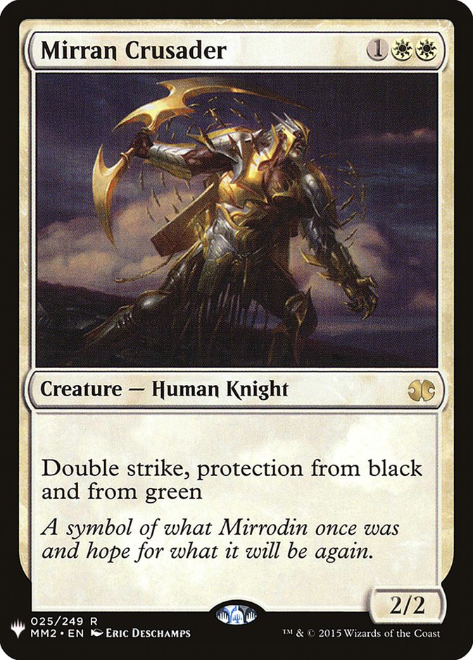 Mirran Crusader 025/249 (The List Reprints)  | Good Games Adelaide SA