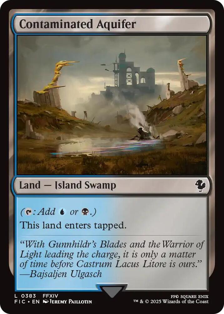 Contaminated Aquifer  383 (Commander: FINAL FANTASY)  - Foil | Good Games Adelaide SA