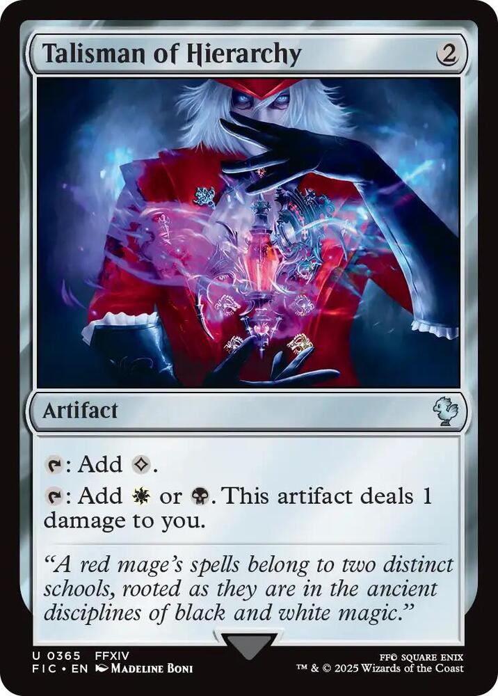 Talisman of Hierarchy 365 (Commander: FINAL FANTASY)  - Foil | Good Games Adelaide SA
