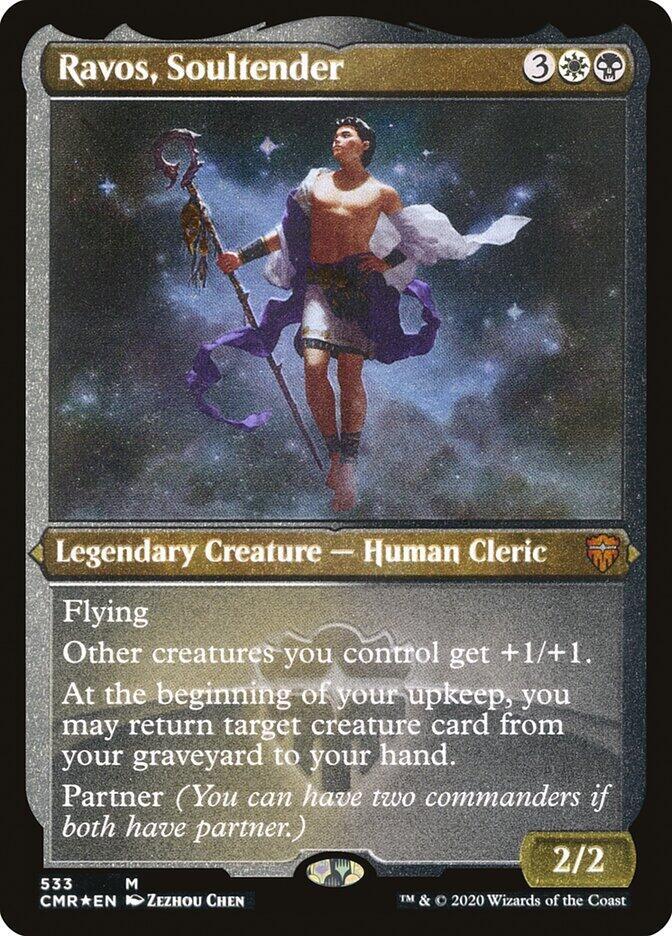 Ravos Soultender Foil Etched 533 (Commander Legends)  - Foil | Good Games Adelaide SA