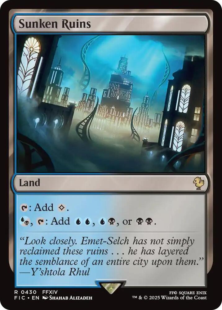 Sunken Ruins Surge Foil 430 (Commander: FINAL FANTASY)  - Surge Foil | Good Games Adelaide SA