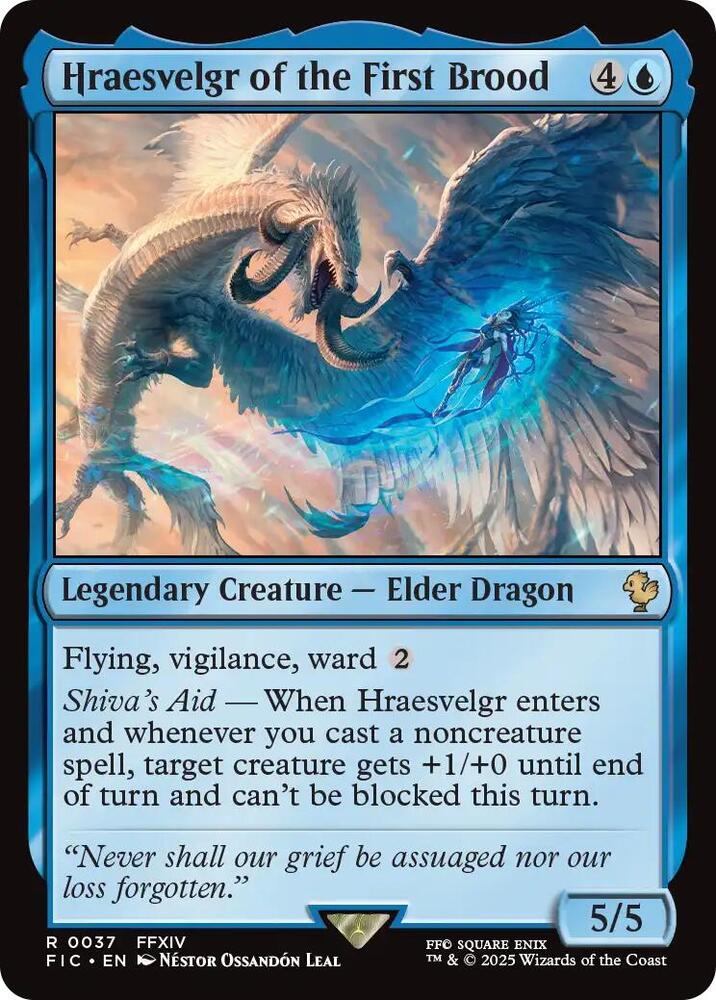 Hraesvelgr of the First Brood 37 (Commander: FINAL FANTASY)  - Foil | Good Games Adelaide SA