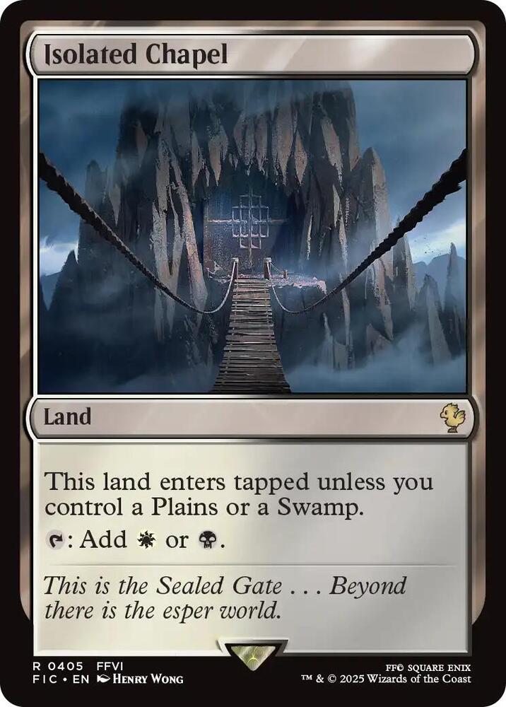 Isolated Chapel 405 (Commander: FINAL FANTASY)  - Foil | Good Games Adelaide SA
