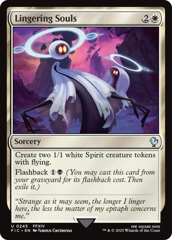 Lingering Souls 245 (Commander: FINAL FANTASY)  - Foil | Good Games Adelaide SA