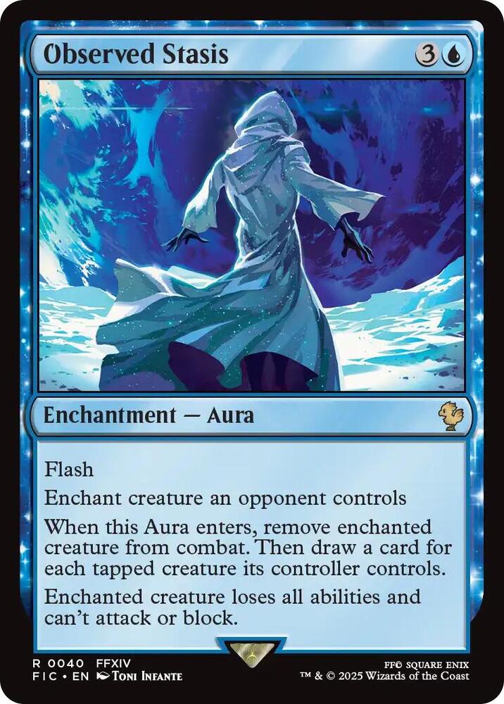 Observed Stasis 40 (Commander: FINAL FANTASY)  - Foil | Good Games Adelaide SA