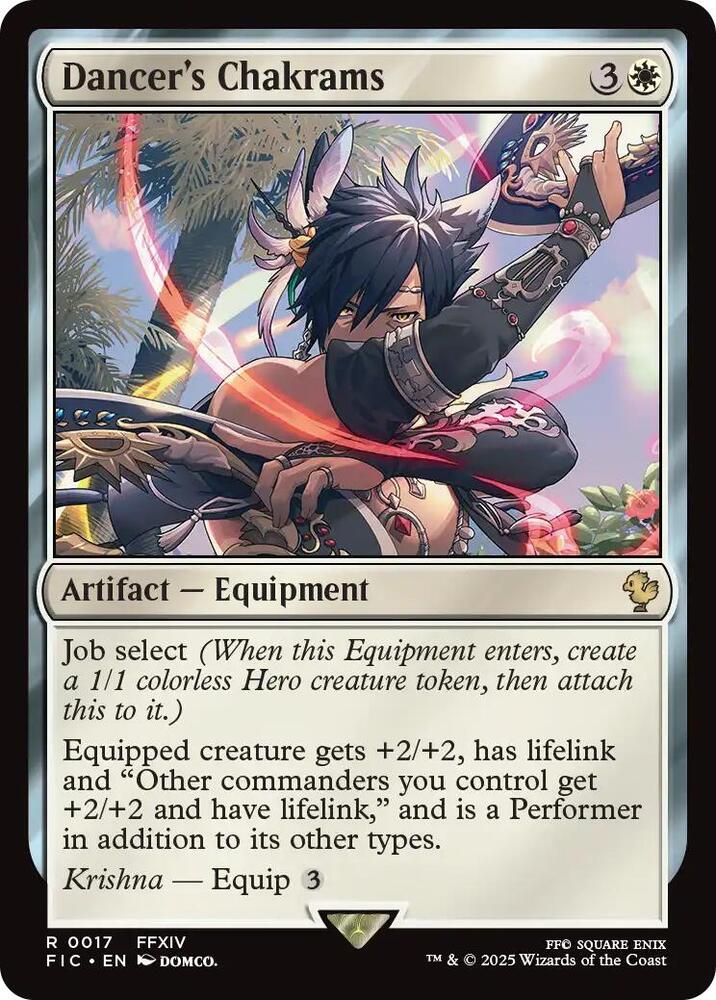Dancer's Chakrams 17 (Commander: FINAL FANTASY)  - Foil | Good Games Adelaide SA