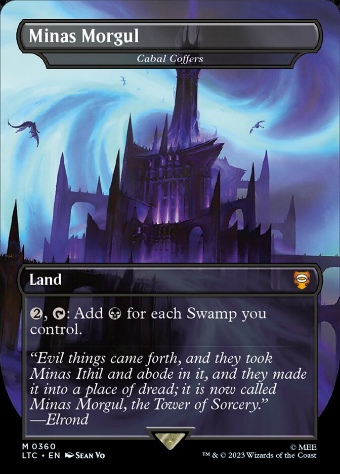 Minas Morgul Cabal Coffers 360 (Commander: The Lord of the Rings: Tales of Middle-earth)  - Borderless | Good Games Adelaide SA