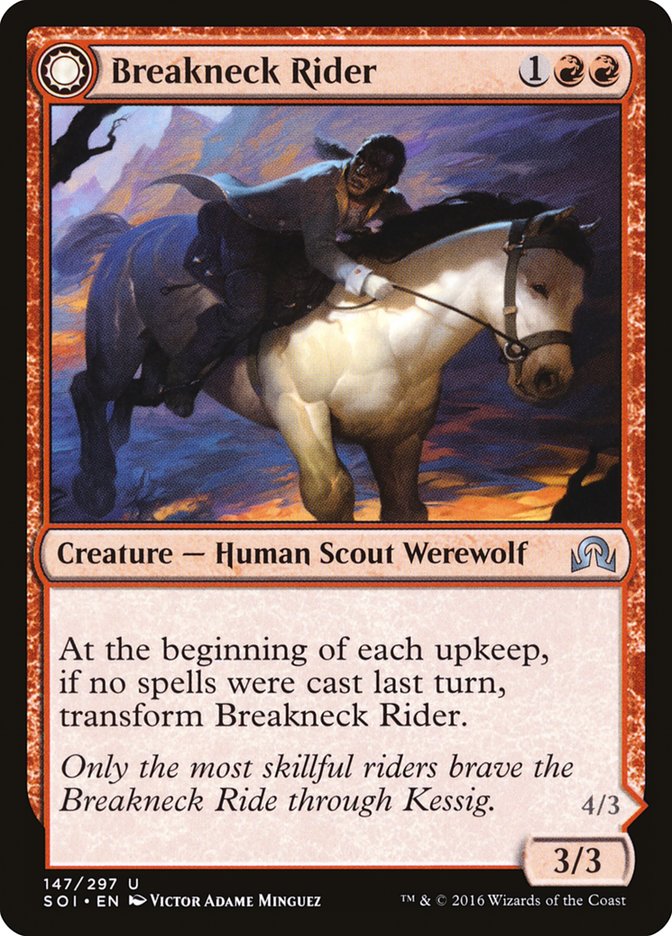Breakneck Rider // Neck Breaker 147 (Shadows over Innistrad)  | Good Games Adelaide SA