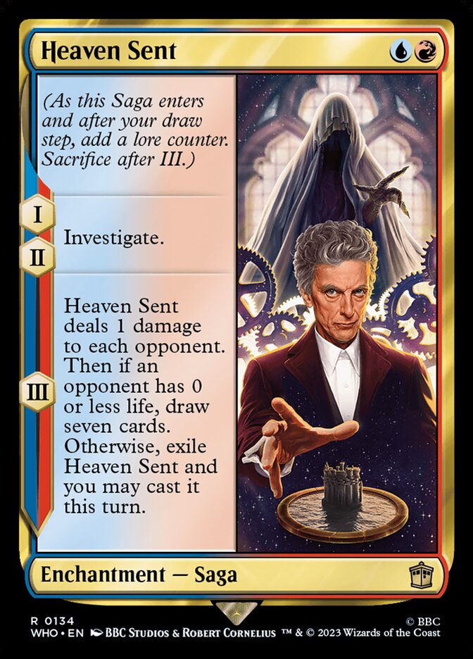 Heaven Sent 134 (Universes Beyond: Doctor Who)  - Foil | Good Games Adelaide SA