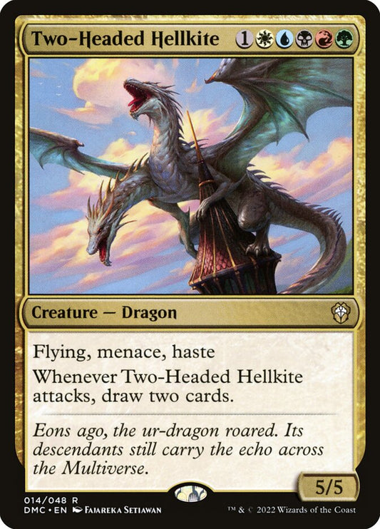 Two-Headed Hellkite 14 (Commander: Dominaria United) 