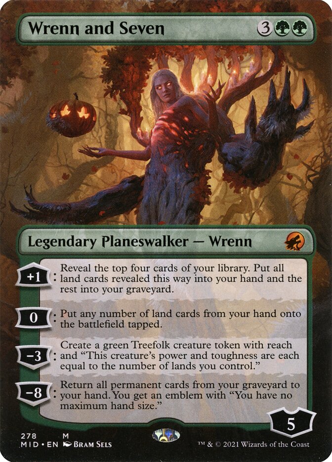 Wrenn and Seven 278 (Innistrad: Midnight Hunt)  - Foil | Good Games Adelaide SA