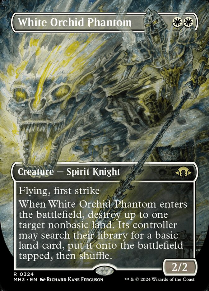 White Orchid Phantom 324 (Modern Horizons 3)  - Borderless Foil | Good Games Adelaide SA