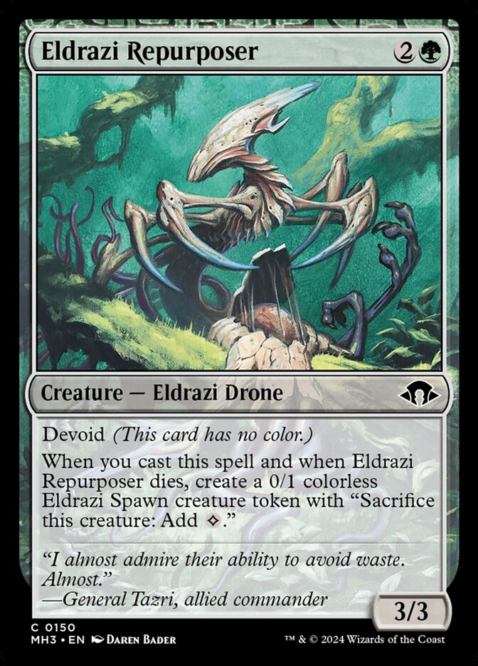 Eldrazi Repurposer 150 (Modern Horizons 3)  - Foil | Good Games Adelaide SA