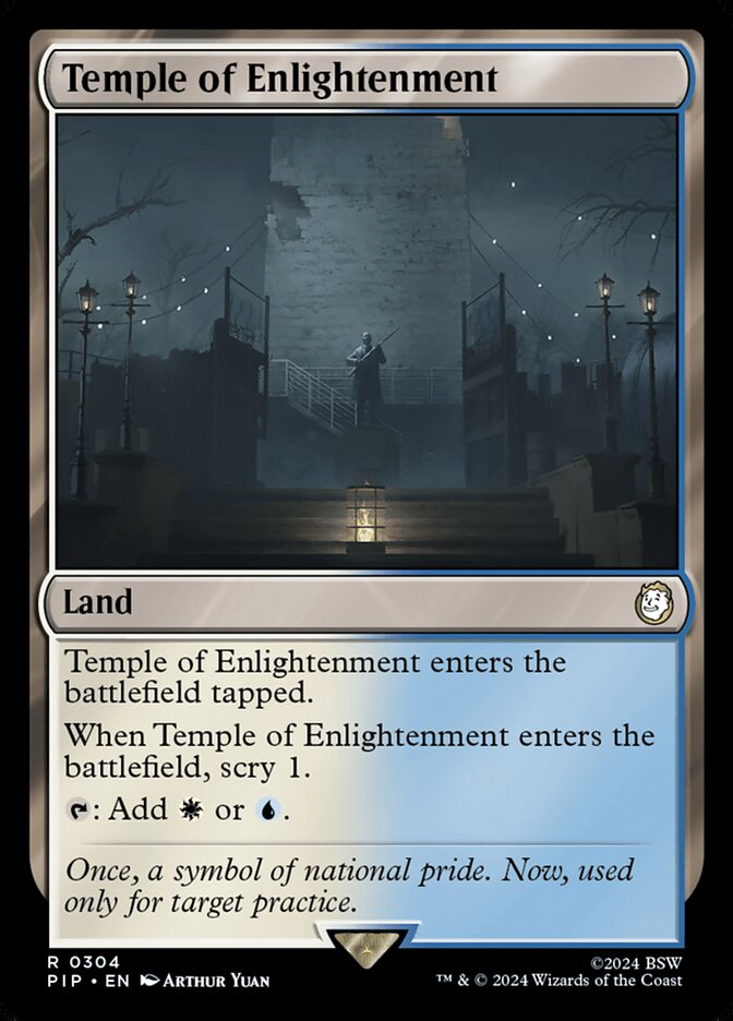 Temple of Enlightenment 304 (Universes Beyond: Fallout)  - Foil | Good Games Adelaide SA