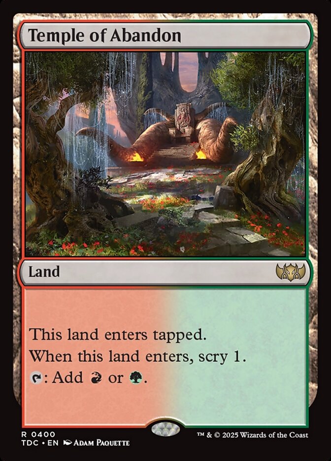 Temple of Abandon 400 (Commander: Tarkir: Dragonstorm)  | Good Games Adelaide SA