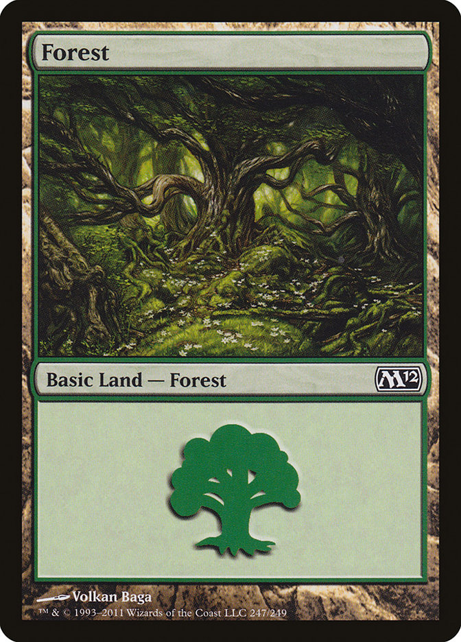Forest 247 (Magic 2012 (M12))  - Foil | Good Games Adelaide SA