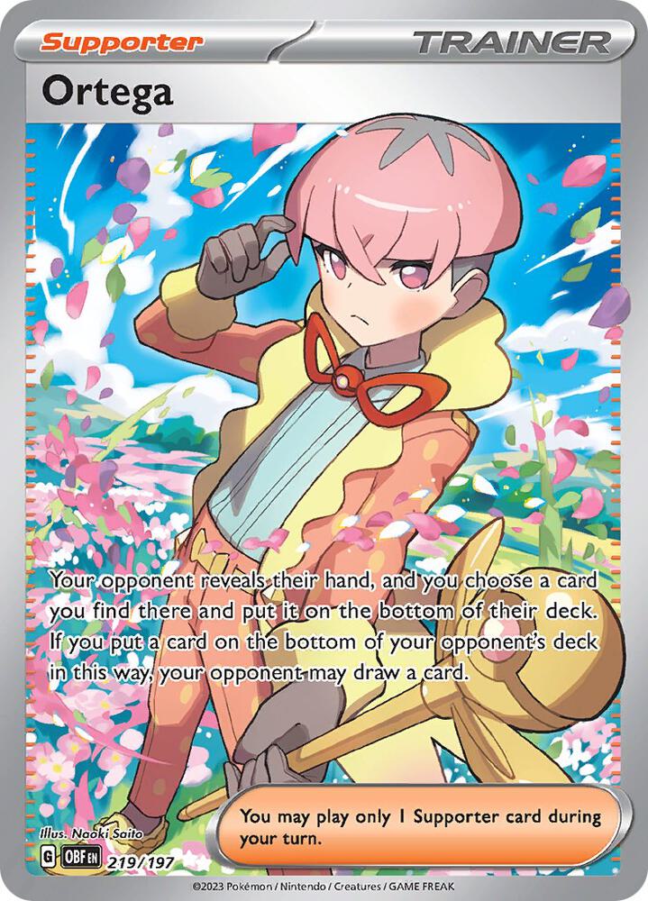 Ortega 219/197 (SV03: Obsidian Flames)  - Holofoil | Good Games Adelaide SA