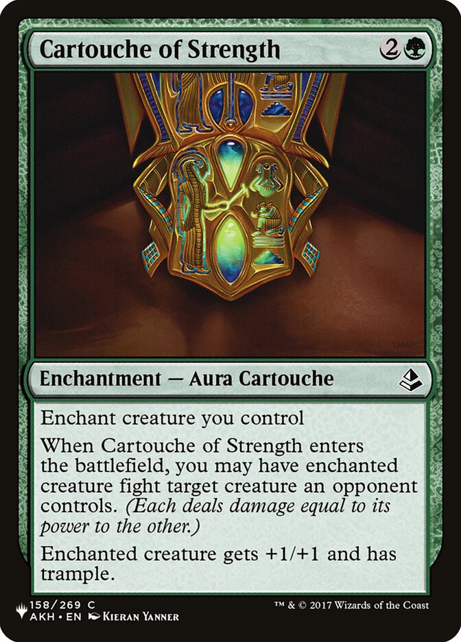 Cartouche of Strength 158/269 (The List Reprints)  | Good Games Adelaide SA