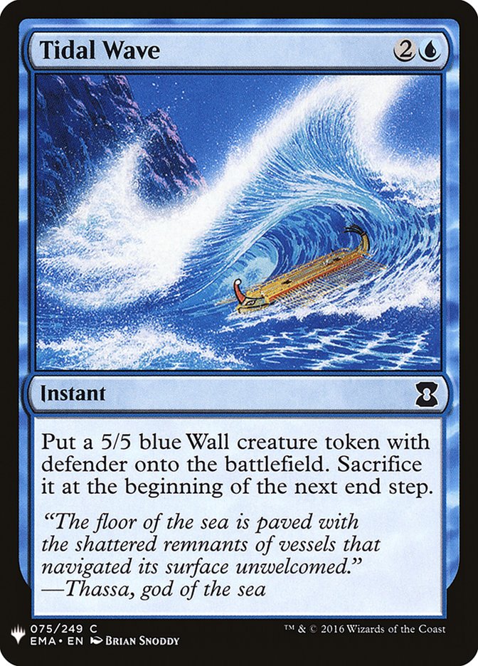 Tidal Wave 75 (The List Reprints)  | Good Games Adelaide SA