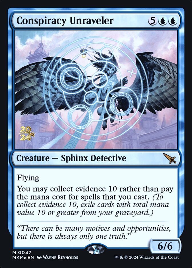 Conspiracy Unraveler 47 (Prerelease Cards)  - Foil | Good Games Adelaide SA