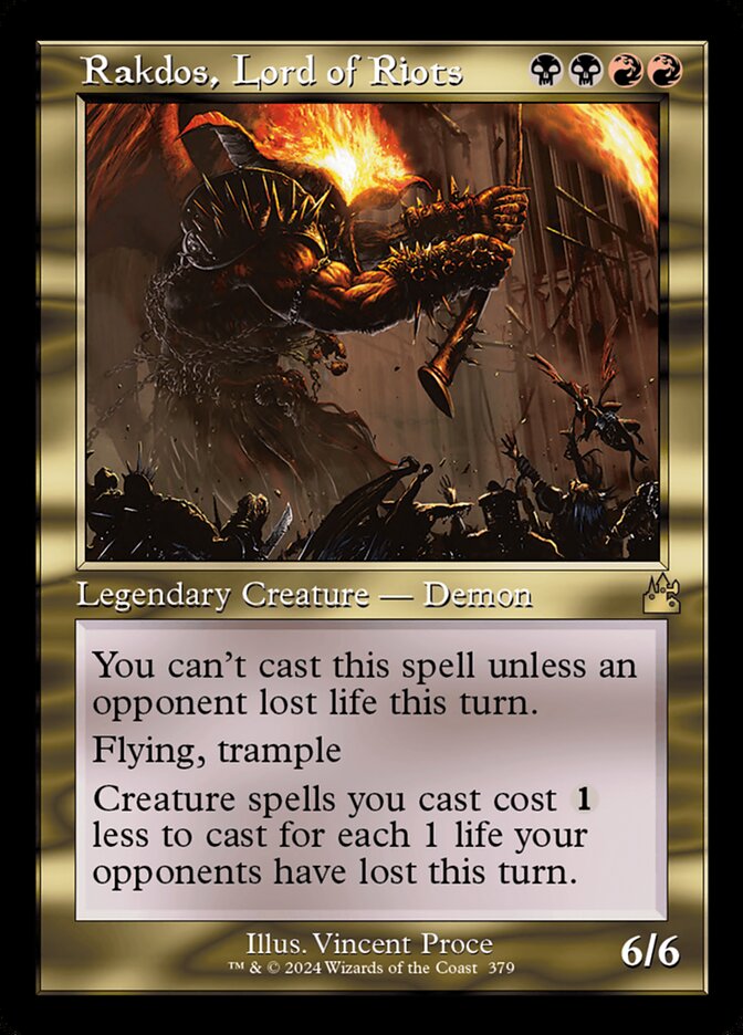 Rakdos, Lord of Riots 379 (Ravnica Remastered)  - Foil | Good Games Adelaide SA