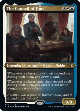 The Council of Four Foil Etched 530 (Commander Legends: Battle for Baldur's Gate)  - Foil | Good Games Adelaide SA