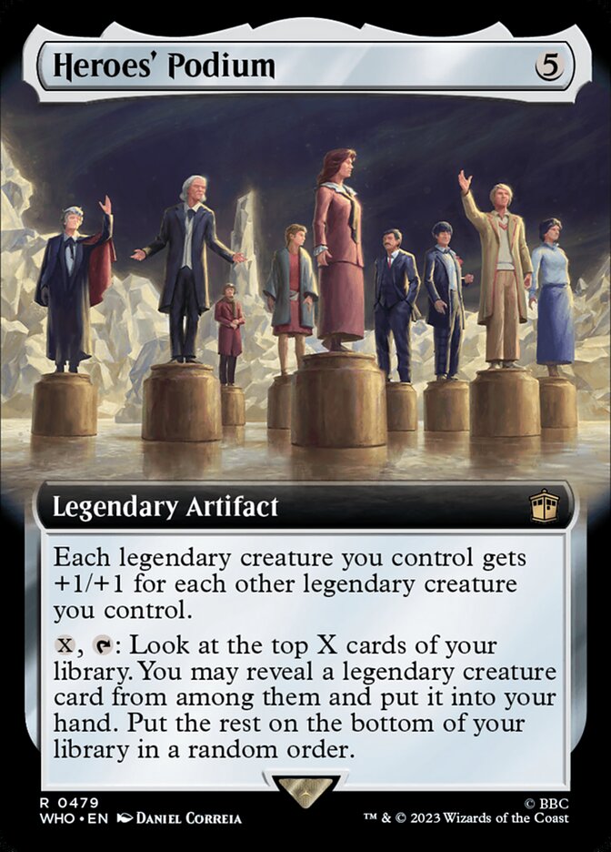 Heroes' Podium 479 (Universes Beyond: Doctor Who)  - Foil | Good Games Adelaide SA