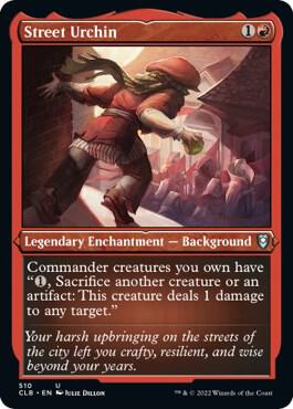 Street Urchin Foil Etched 510 (Commander Legends: Battle for Baldur's Gate)  - Foil | Good Games Adelaide SA