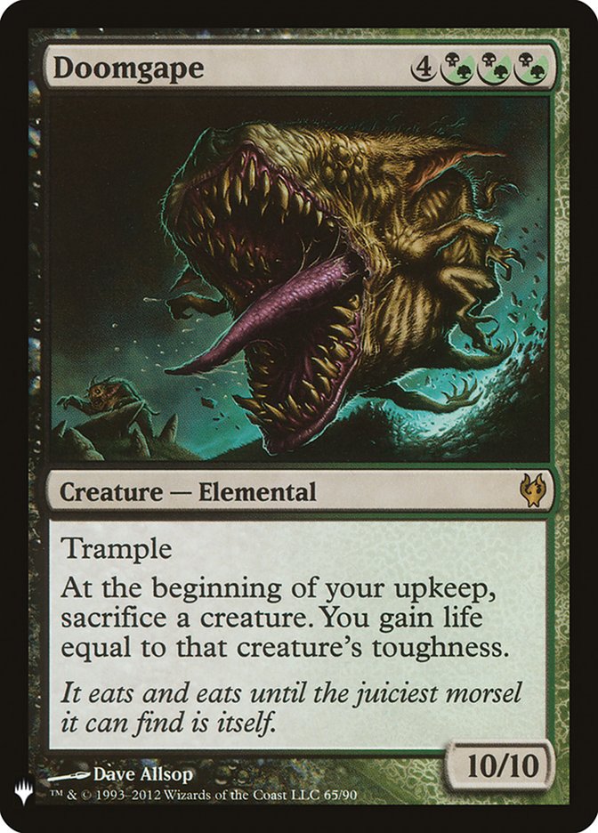 Doomgape 65/90 (The List Reprints)  | Good Games Adelaide SA