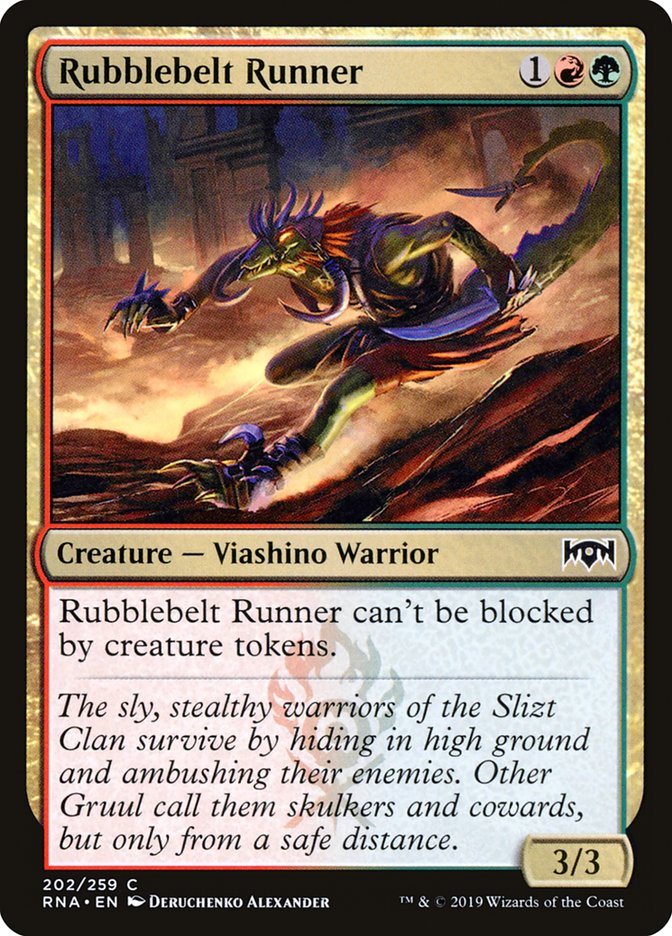 Rubblebelt Runner 202 (Ravnica Allegiance)  - Foil | Good Games Adelaide SA
