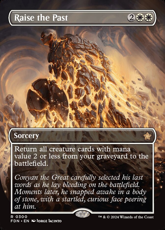 Raise the Past 300 (Foundations)  - Foil | Good Games Adelaide SA