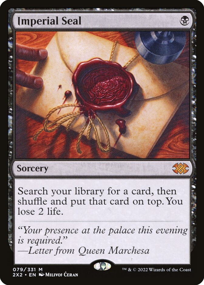 Imperial Seal 79 (Double Masters 2022)  - Foil | Good Games Adelaide SA