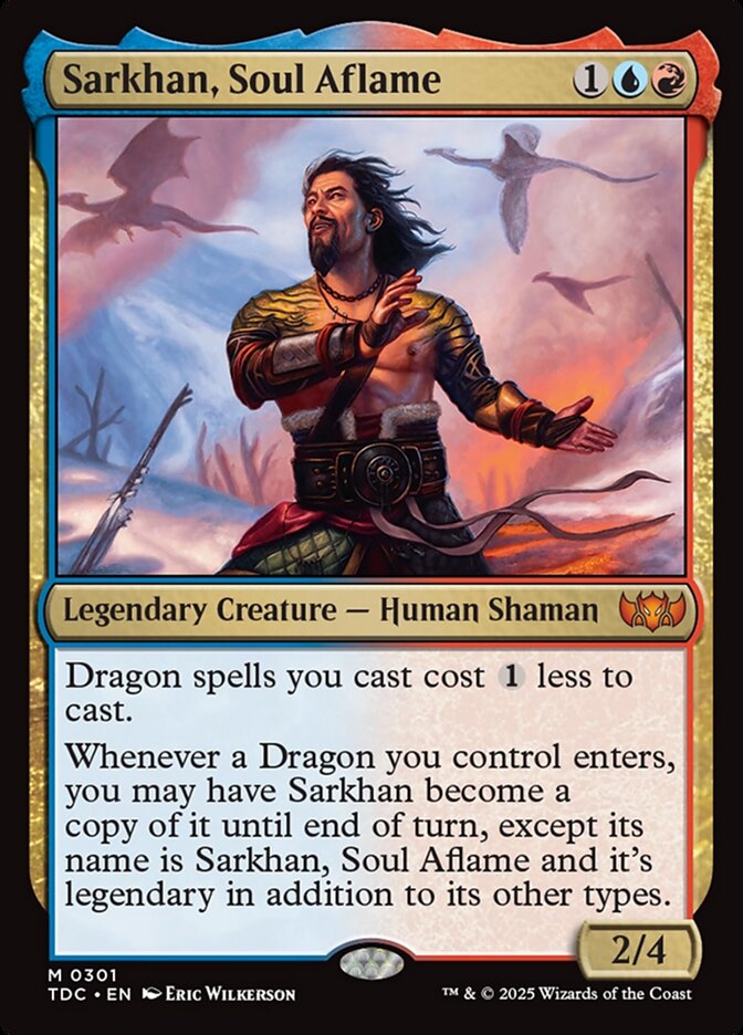 Sarkhan, Soul Aflame 301 (Commander: Tarkir: Dragonstorm)  | Good Games Adelaide SA
