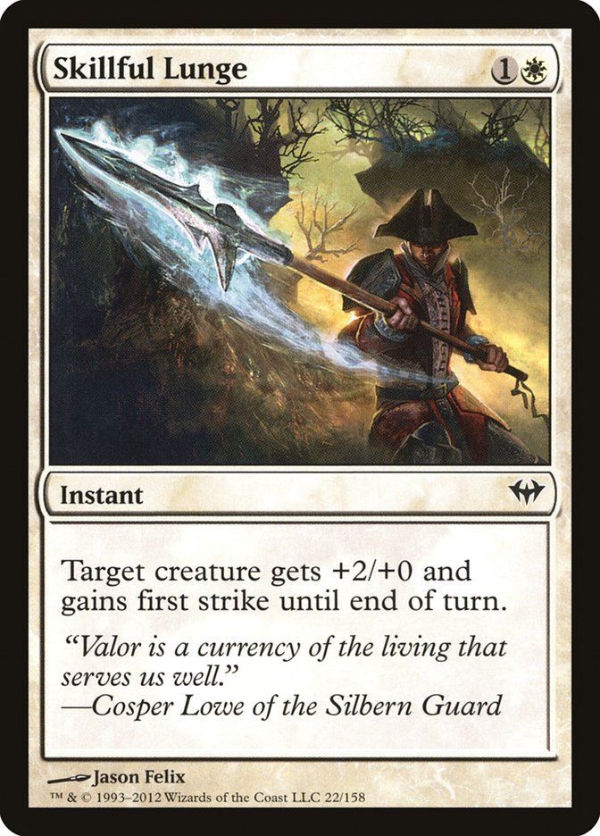 Skillful Lunge 22 (Dark Ascension)  - Foil | Good Games Adelaide SA
