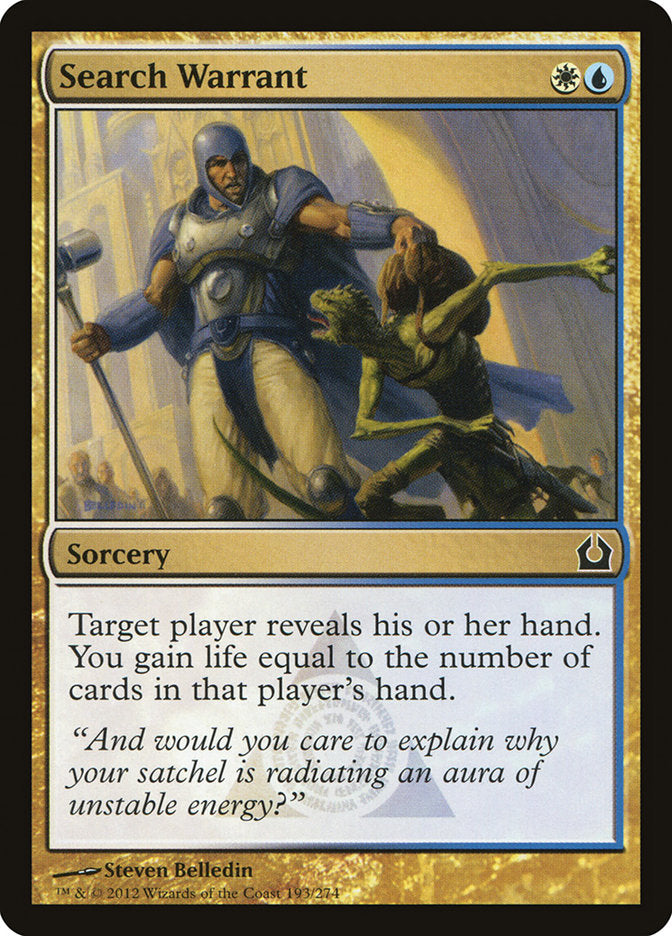 Search Warrant 193 (Return to Ravnica)  | Good Games Adelaide SA