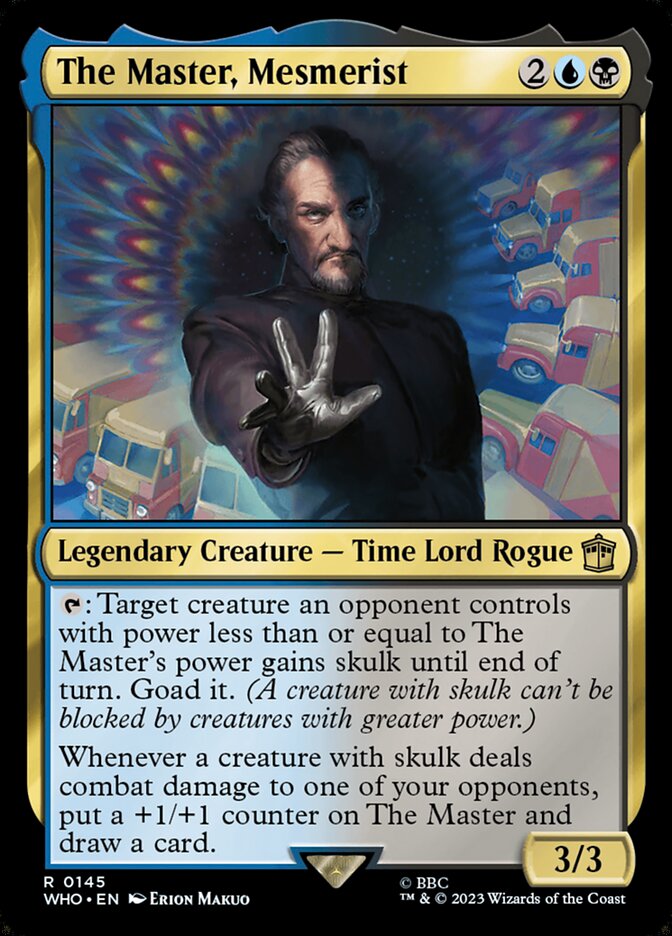 The Master, Mesmerist 145 (Universes Beyond: Doctor Who)  - Foil | Good Games Adelaide SA