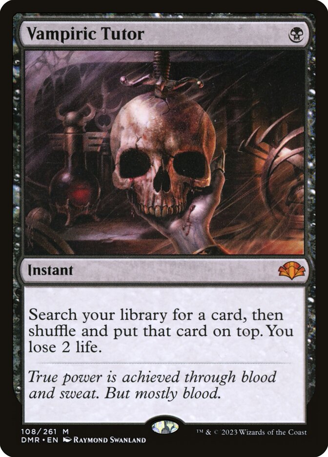 Vampiric Tutor 108 (Dominaria Remastered)  | Good Games Adelaide SA