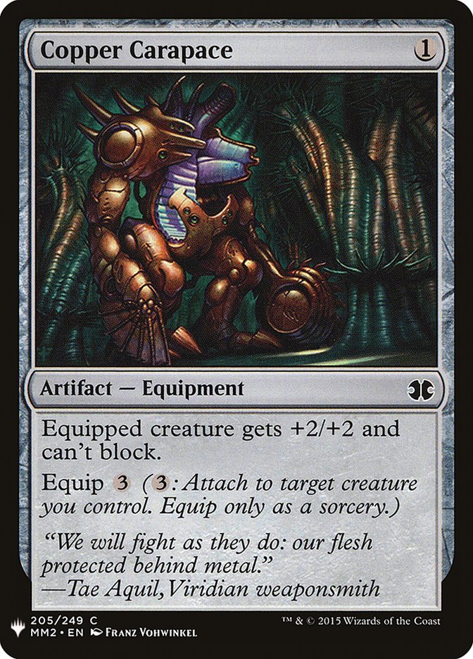 Copper Carapace 205 (The List Reprints)  | Good Games Adelaide SA