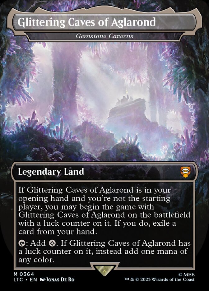 Glittering Caves of Aglarond Gemstone Caverns 364 (Commander: The Lord of the Rings: Tales of Middle-earth)  - Foil | Good Games Adelaide SA
