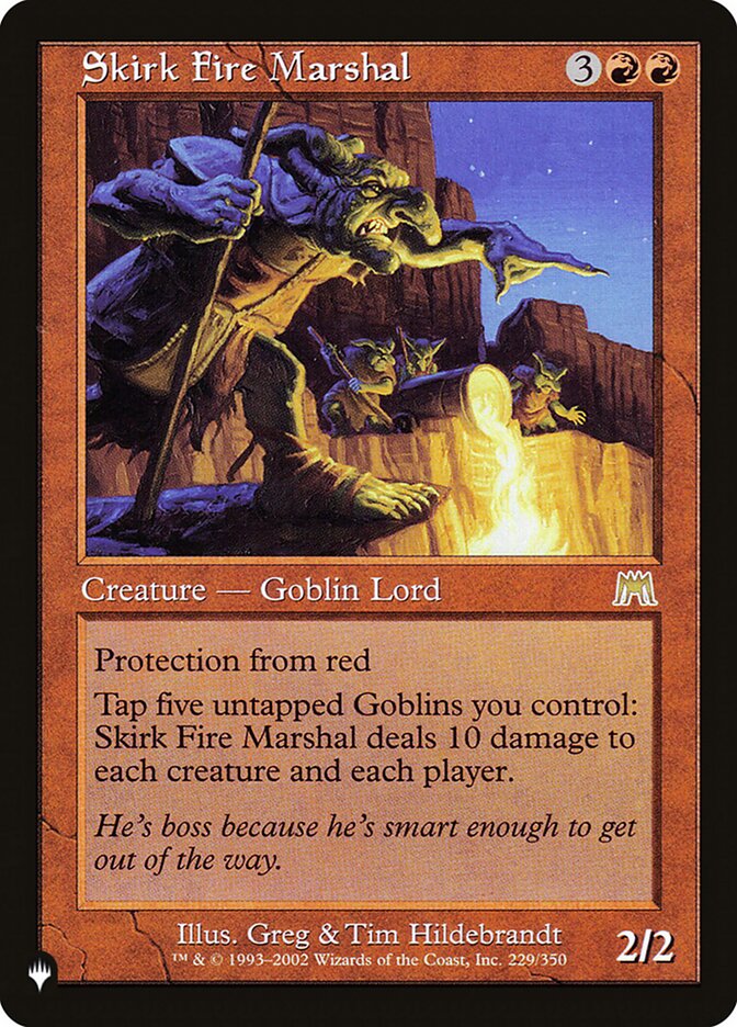 Skirk Fire Marshal 229/350 (The List Reprints)  | Good Games Adelaide SA