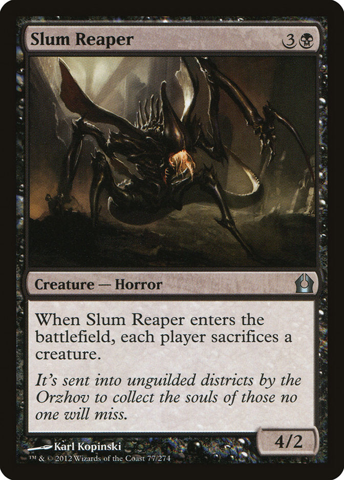 Slum Reaper 77 (Return to Ravnica)  - Foil | Good Games Adelaide SA