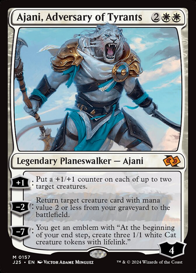 Ajani, Adversary of Tyrants 157 (Foundations Jumpstart)  | Good Games Adelaide SA