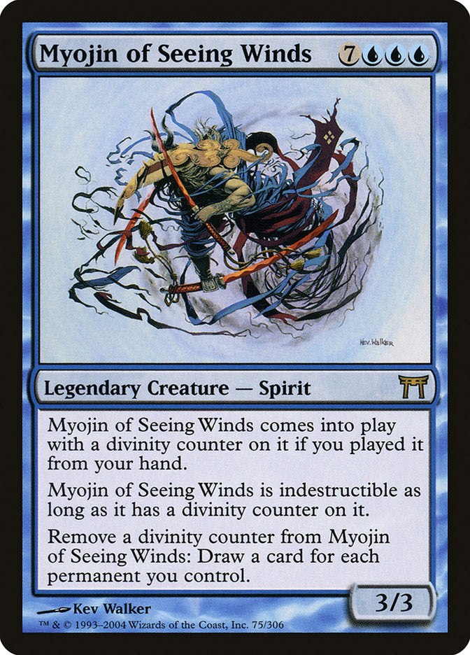 Myojin of Seeing Winds 75 (Champions of Kamigawa)  - Foil | Good Games Adelaide SA
