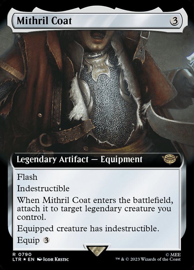 Mithril Coat 790 (Universes Beyond: The Lord of the Rings: Tales of Middle-earth)  - Extended Art Surge Foil | Good Games Adelaide SA